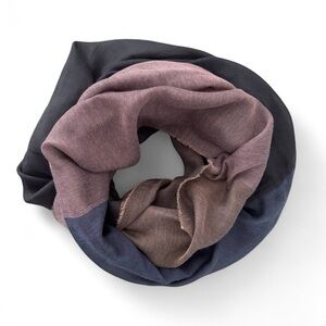 NEW! Nordstrom BP Infinity ombré gray black purple scarf